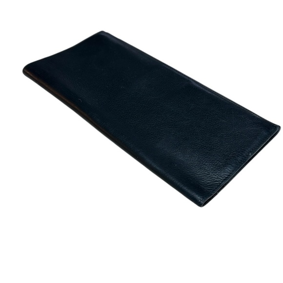 HERMES Compartment Wallet Black Leather Made in France - Picture 3 of 11